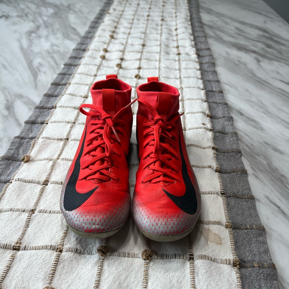 Nike Kids Red and Black Sneakers